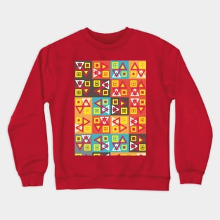 Tiled geometric pattern Crewneck Sweatshirt